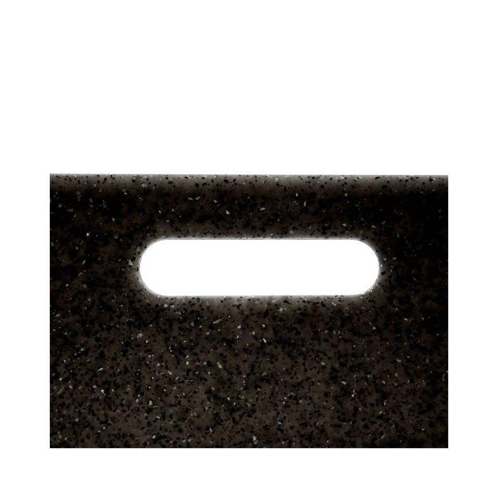 Lot de 2 Planches à Découper Effet Pierre Polypropylène 36 cm et 25 cm