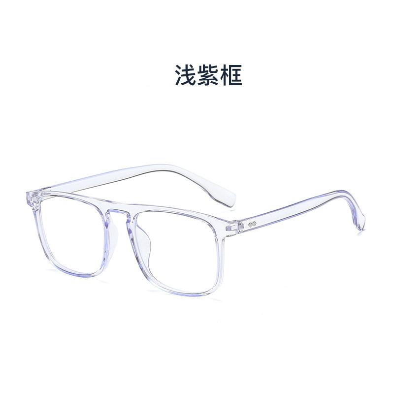 Gjennomsiktig datamaskinbrilleinnfatning Kvinner Menn Antiblått lys firkantede briller Blokkeringsbriller Optiske briller