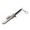 Japanese Anime Mini Alloy Weapon Model Keychains Cosplay Sword Pendant Key Ring Katana Backpack Keychain For Men Jewelry Gifts