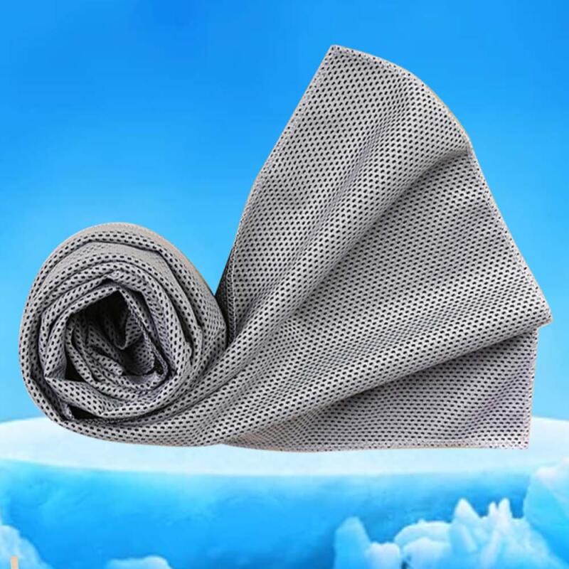 Sports Towel Cool Dry Sweat Swimming Thin Towel [WC72391] gray