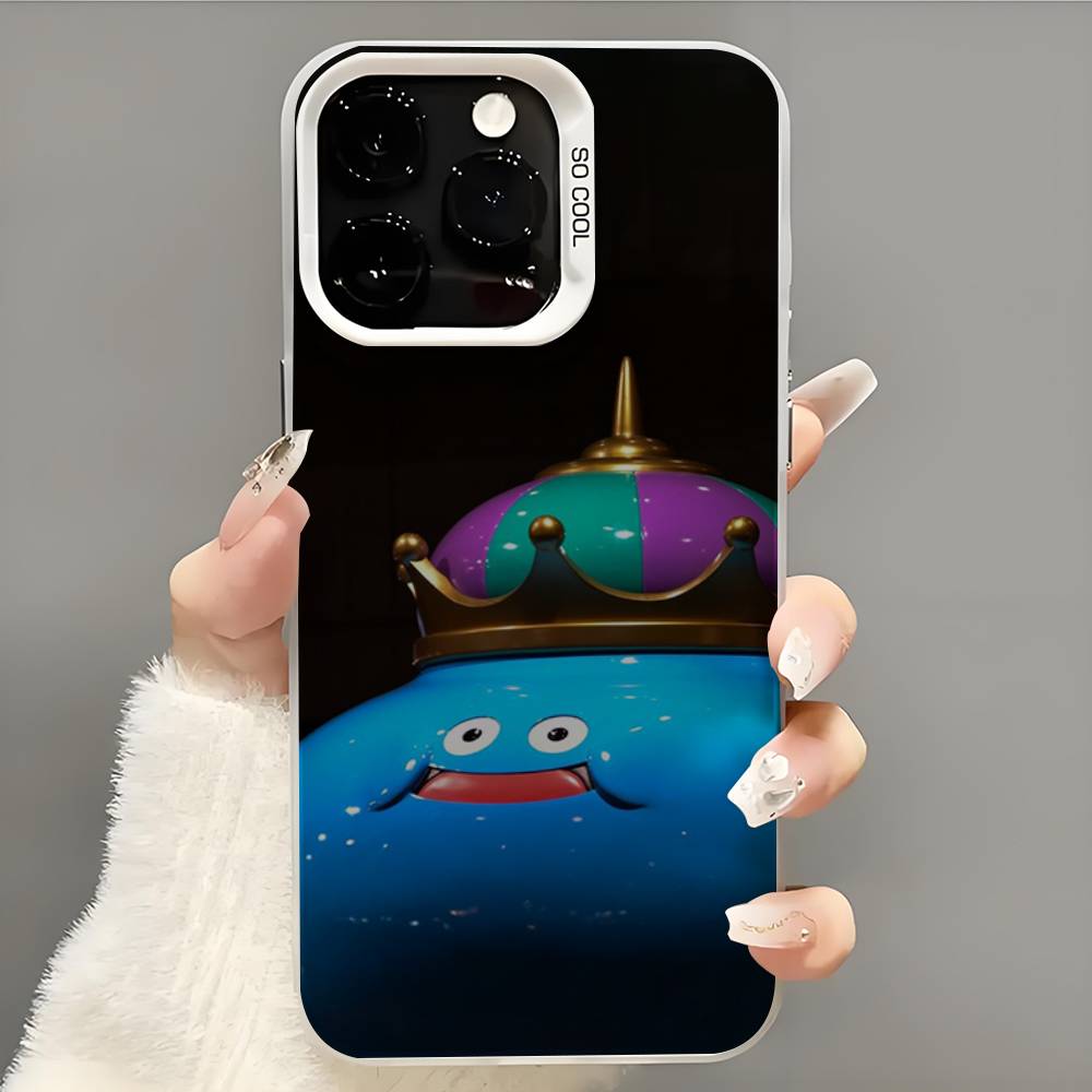 D-Dragon Quest Slime Phone Case Phone Case For iPhone 14 16 15 11 12 13 Pro Max Mini Plus Shockproof Cover
