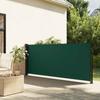 Vidaxl Retractable Side Awning, Dark Green, 140X300 Cm
