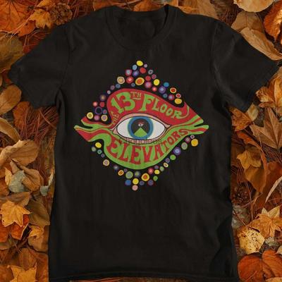 The 13th Floor Elevators Band Geschenk Für Fan Schwarz Größe S bis 5XL T-Shirt QQ1225 Unisex T-Shirt