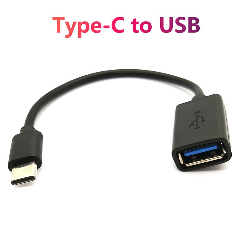 High Quality USB C To USB Adapter Type C OTG Extension Cable USB C Male To USB 2.0 A Female Cable Adapter For Phone Card Reader 3