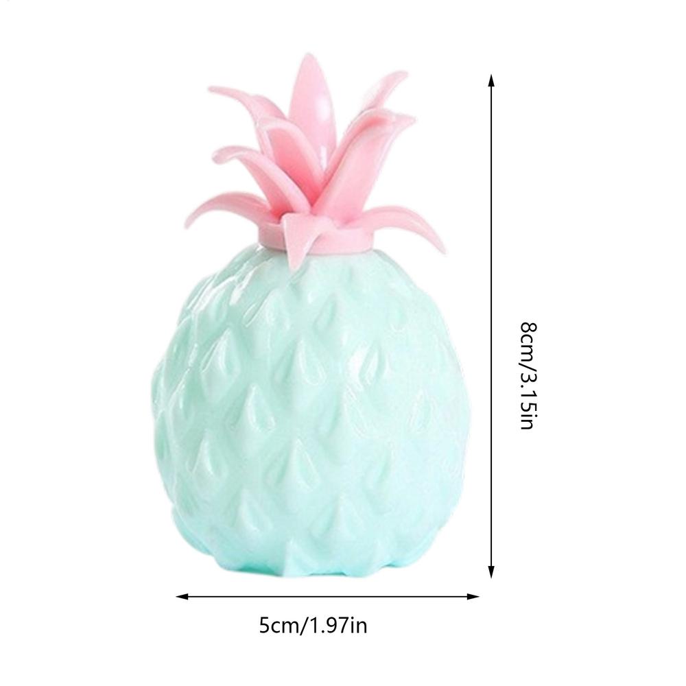 Pineapple Design Stretchable Squeeze Sensory Toy Portable Relaxing D ecompression Fidget Playthings Funny Emotional Calm Toy