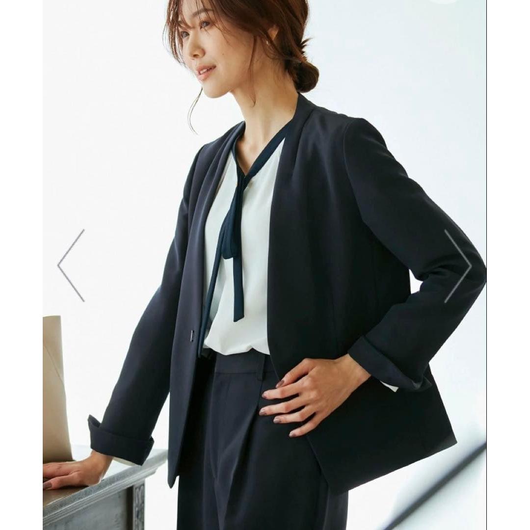 Rope Picnic 360 Ultra Stretch No Lapel Jacket 38 Navy