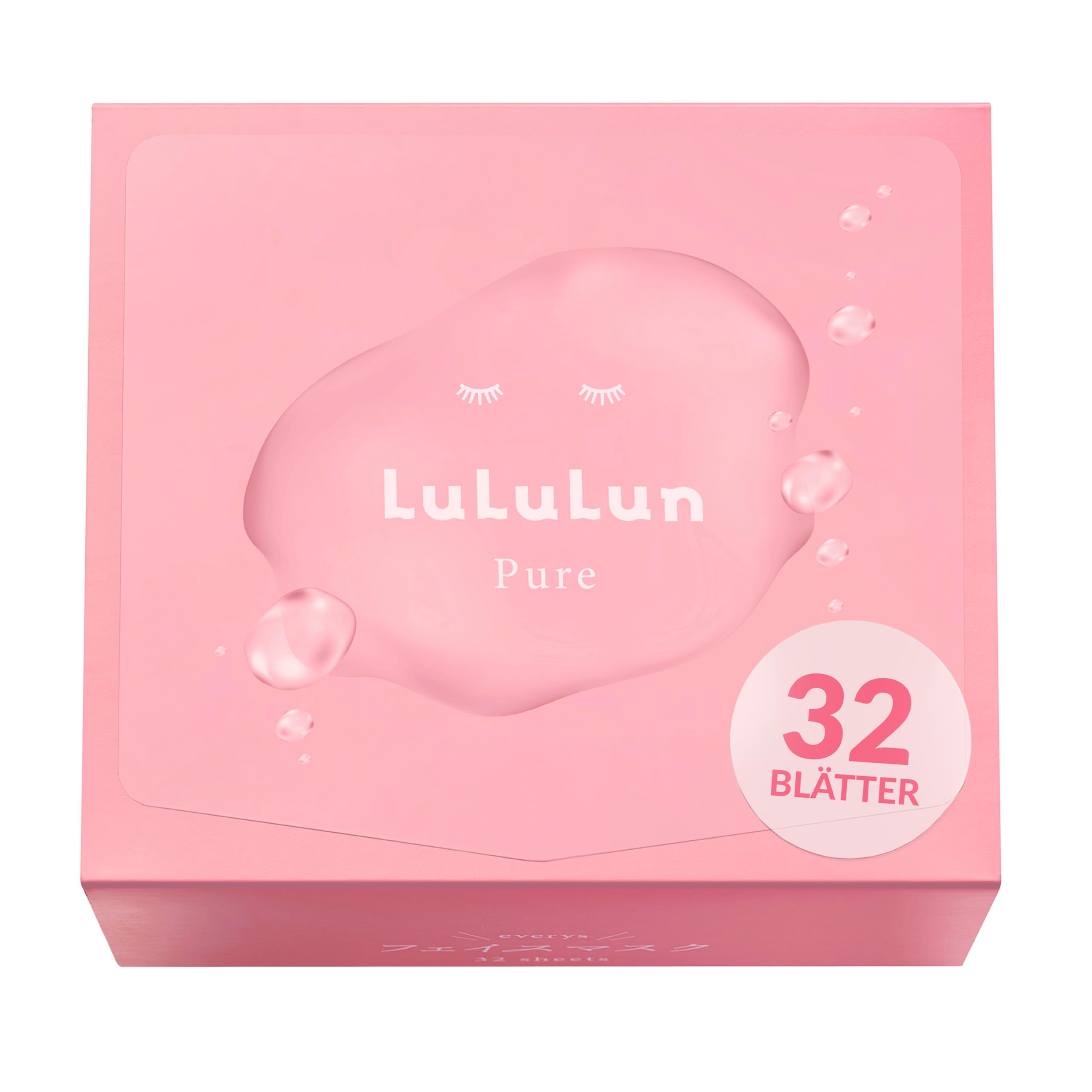 

LuLuLun Pure Every Face Large 32 Masks Mask, Capacity,