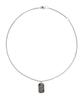 Rssc Enlarged Logo Necklace - Silver