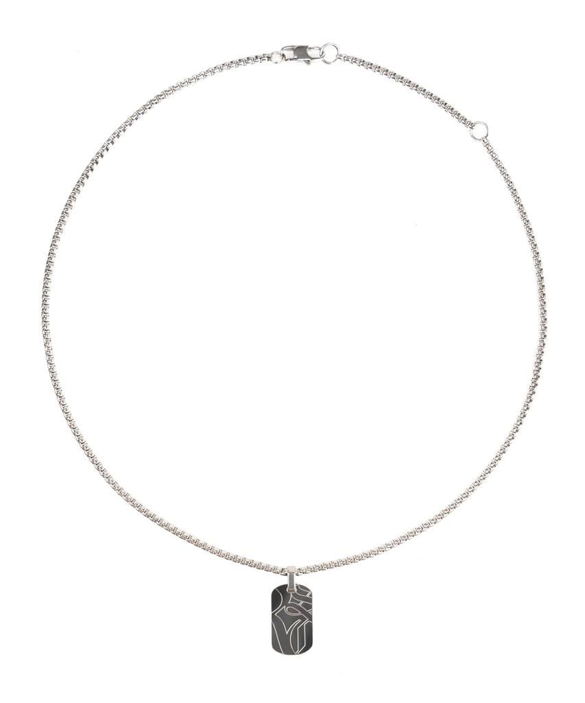 Rssc Enlarged Logo Necklace - Silver