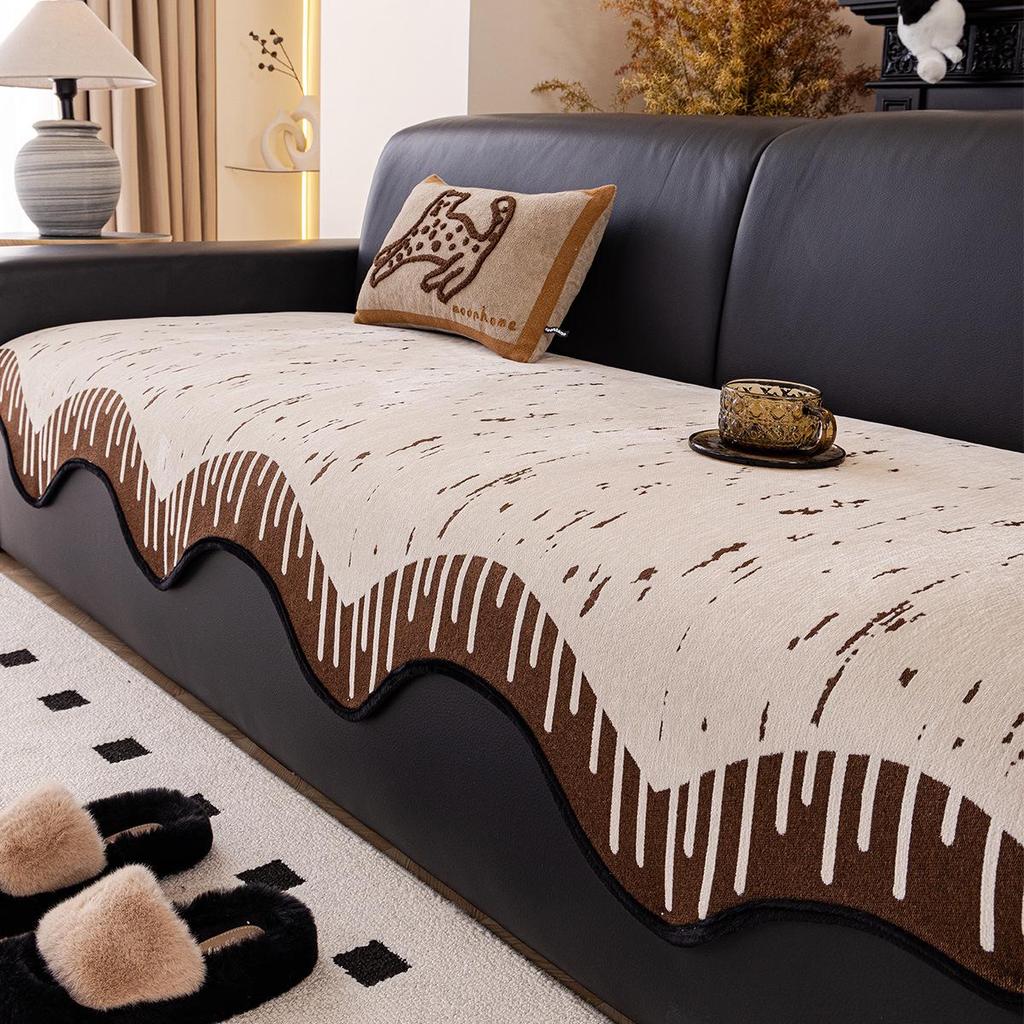 2025 High-End Non-Slip Universal Sofa Cushion for Three-Seater with Straight Backrest