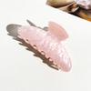 The Oval Hair Clip Exudes A High-end Feel. The Half-tied Shark Clip At The Back of The Head Is A Fashionable Hair Accessory