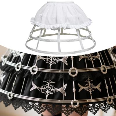 Käfig Reifrock Unterrock Bequeme Krinoline für Ballkleid Brautkleid