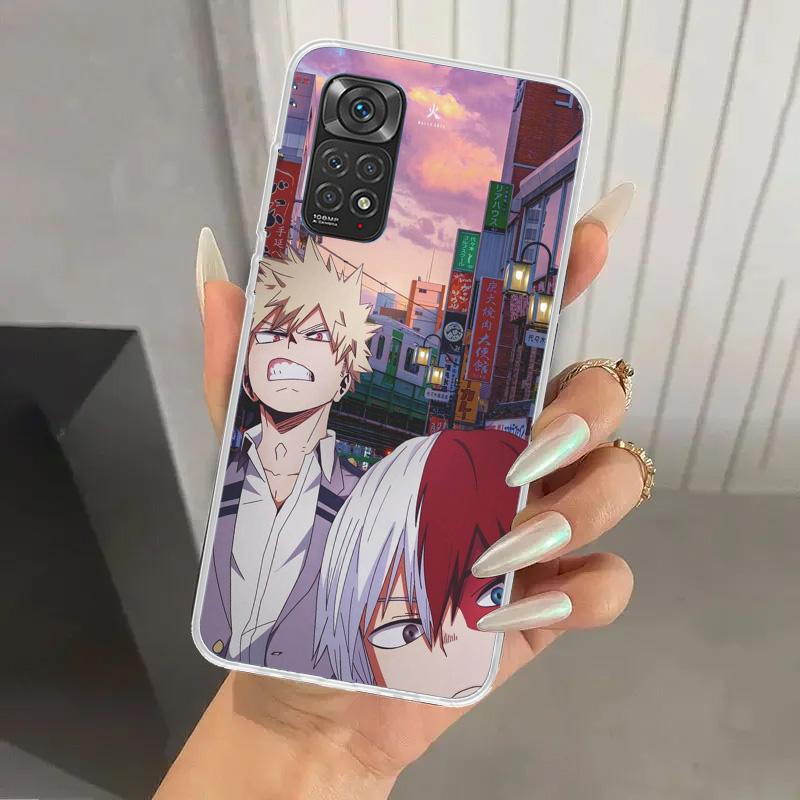 My Hero MHA Bakugou Katsuki Phone Case for Xiaomi Redmi Note 15 14 14S 13 12S 12 Pro 11S 11 Plus 11T 11E 10S Soft Funda Print Sh