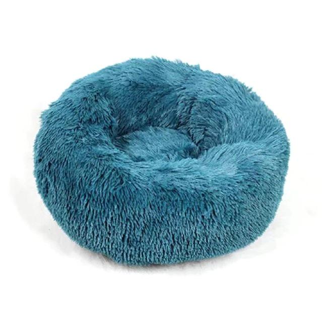 Round Plush Pet Bed: Cozy Dog & Cat Nest for Autumn/Winter