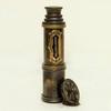 Brass Spyglass Telescope: Dollond London 1920 Style, Leather Case