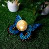 Butterfly Shape Solar Garden Light Iron Artwork Yard Lamp Decorative Outdoor Decoration for