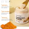 SAUVASINE Turmeric Body Scrub Gentle Exfoliating & Moisturizing Shower Gel 2-in-1 for Smooth Radiant Skin