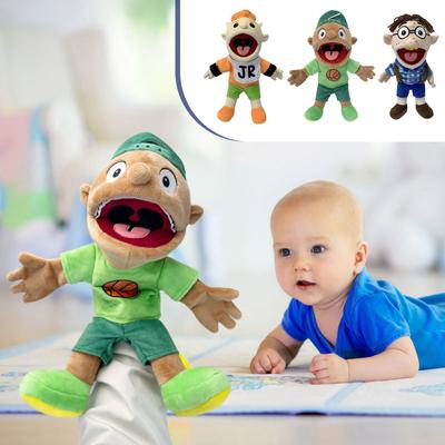 Soft Plush Toy Hand Puppet For Play House, Mischievous Funny Puppets Toy With Working Mouth,Kid's Gift For Birthday Christmas Halloween Party