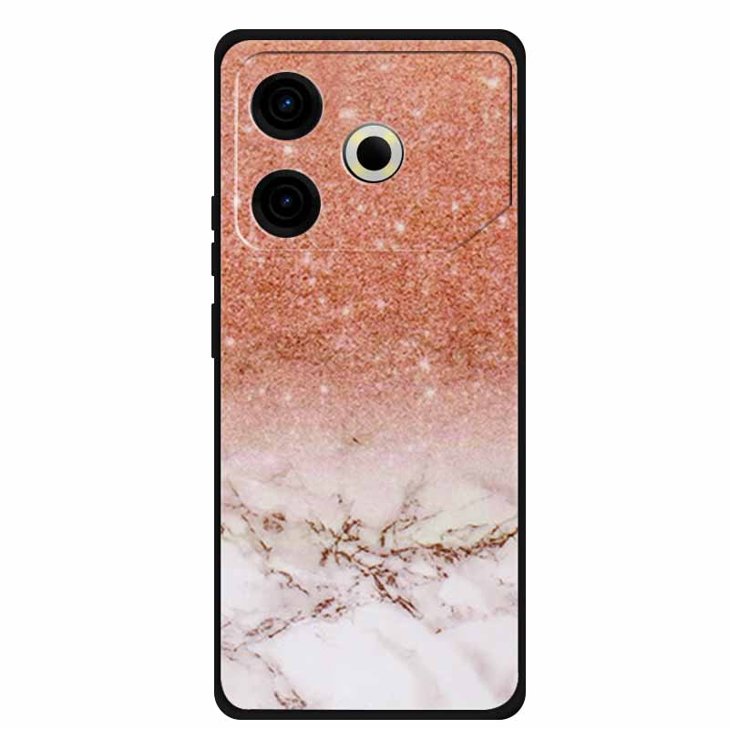 Phone Case For Tecno Pova6 Neo TPU Back Coque for Pova 6 Neo Marble Colour Soft Cover Protective Funda Luxury Silicone Shell