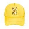 Cozy Autumn Goose Harvest Illustrati  Mesh Baseball Cap Hip Hop