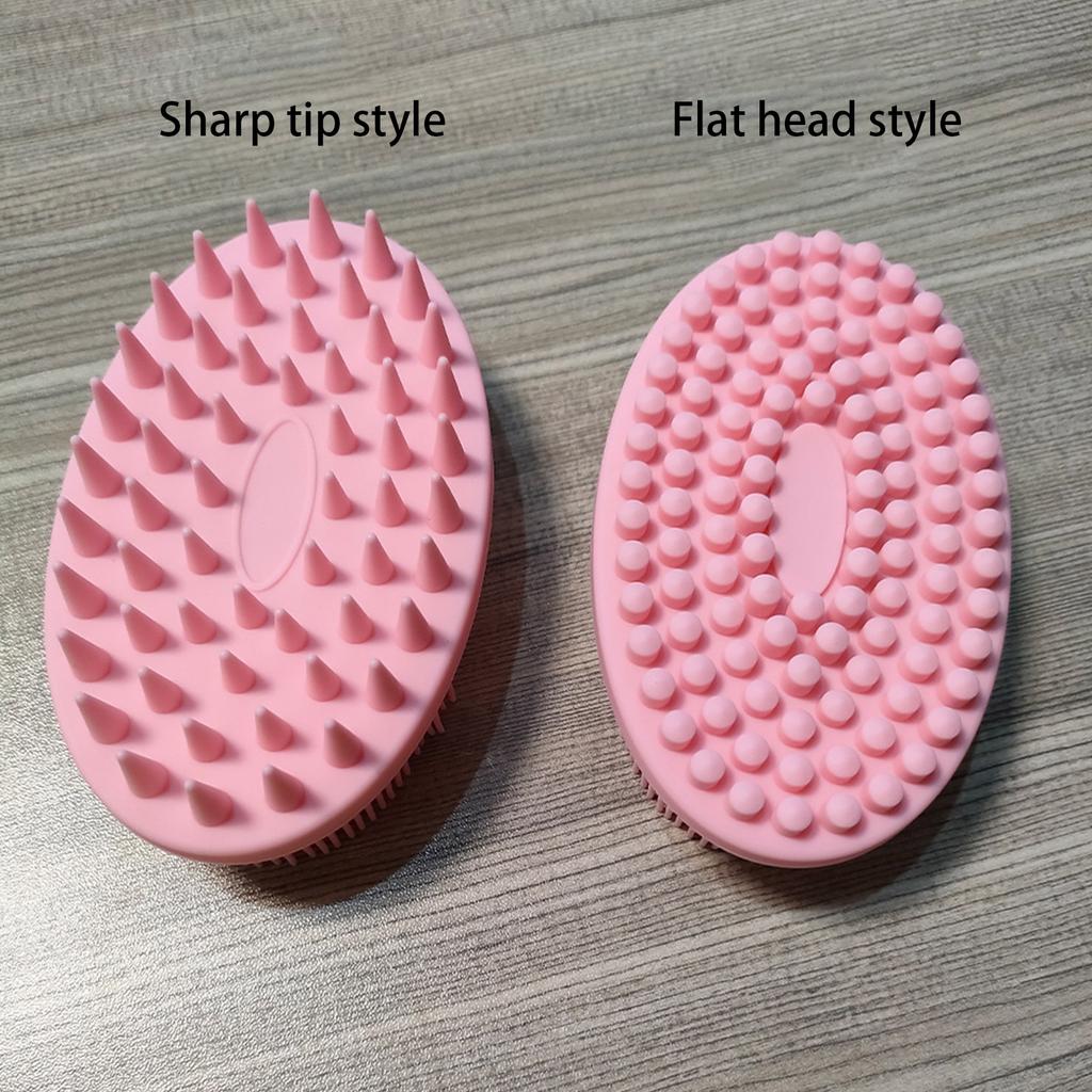 [2-in-1 Silicone Bath Brush] Baby-Grade Skin-Friendly Material Full Body Cleaning & Massage ScrubberCross-Border Bestseller Gentle Exfoliation