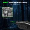 ABS R11 Night Vision Monocular With 32G Card- All-Black Stealth Vision For Outdoor Adventures - HD Photography & Video, Digital Zoom, Rechargeable