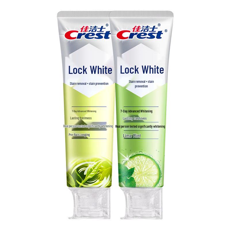 Crest Double Essence Whitening Toothpaste - Longjing Mint (2 x 120g)