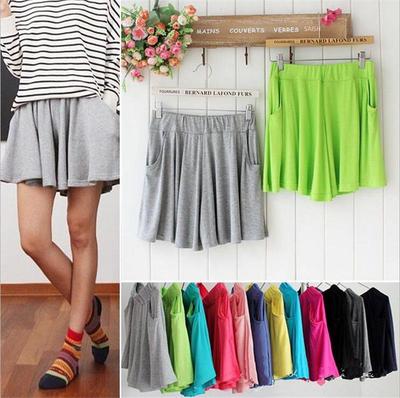 Damen 2020 Sommer Modal Baumwolle Freizeitrock Shorts - Bequeme & Lockere Passform