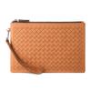 Hand-woven Leather Men's Clutch Bag Business Men's and Women's Wrist Bag Large Capacity Wallet Clutch Bag
