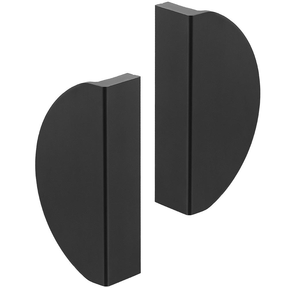 2Pcs Half Round Cabinet Pulls Modern Kitchen Cupboard Wardrobe Drawer Handles Furniture Door Pulls Dresser Handles