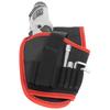 Portable Electrical Tool Bag Waist Hanging Pack MultiFunction Drill Holder Holst Pouch(Red )