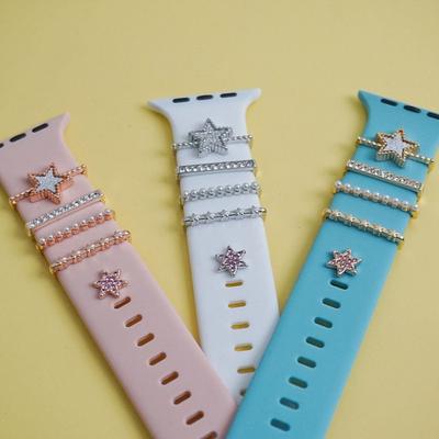 Broş Saat Kordonu Süsü Elmas Bileklik Takılar Moda Dekoratif Tırnak Kayış Aksesuarları