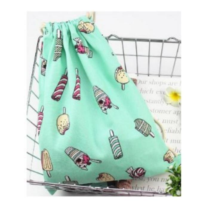 

Рюкзак із зав язками, тканинна сумка, жіночий рюкзак із застібками, повсякденний, корейська версія великої місткості для подорожей у етнічному стилі, складний принт