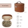 2025 Luxury Portable Makeup Brush Bag - Large Capacity, Waterproof, Double Zipper Cosmetics Toiletry Box