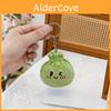 Cute Baozi Plush Toy Keychain With Pp Cotton Filling For Bag Decor