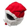 Christmas Santa Motorcycle Helmet Cover Nativity Helmet Cover Santa Xmas Hat Decoration Accessories for Outdoor Riding Cycling