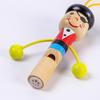 Cartoon Wooden Pirate Whistle Toy - Children's Wind Instrument for Babies, Kids, and Kindergarten Prizes