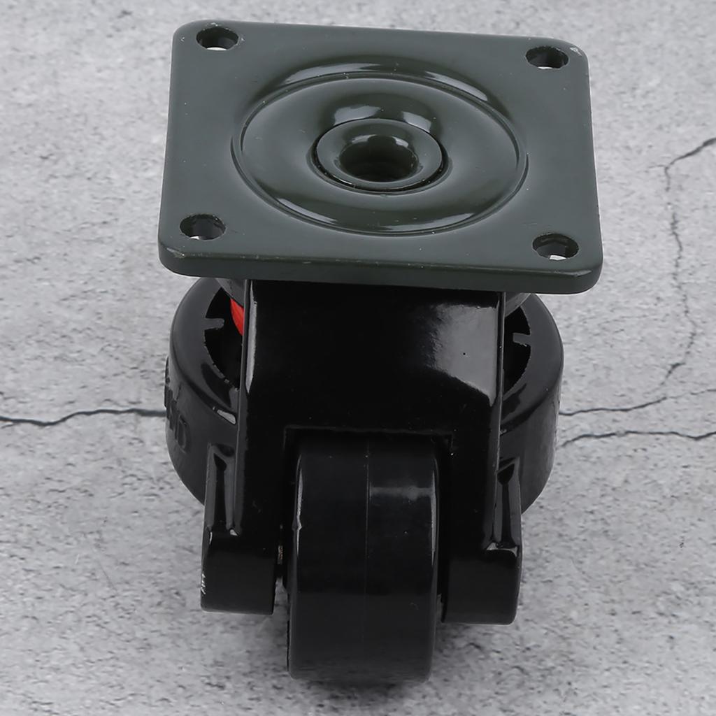4pcs Level Adjustment Caster GD‑60F Heavy Duty Industrial Roller Wheel Leveling Caster Wheels