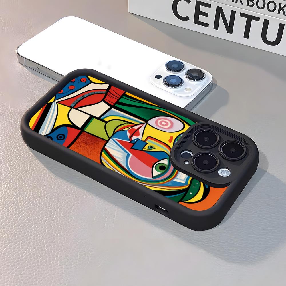 

Picasso Abstract Art Phone Case For IPhone 17 Air 16 E 15 14 Plus 13 12 11 Pro Max Silicone Soft Case iPhone 11 Pro Max