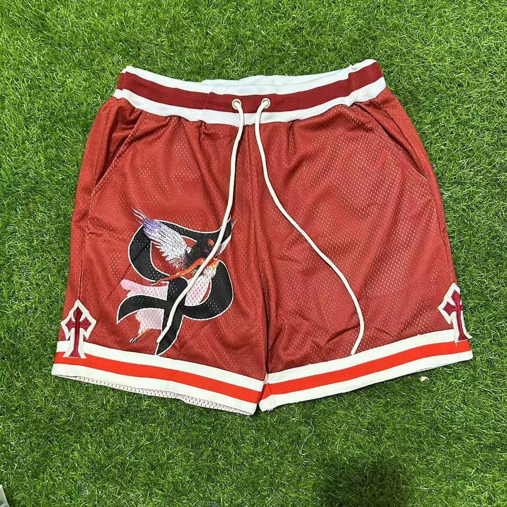 Unisex Trendy Quick-Dry Digital Print Basketball Shorts - American & European High Street Style