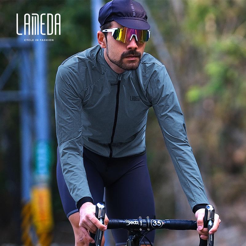 Lanpada Unisex Windbreaker: Windproof Cycling Jacket for Spring and Autumn, Long Sleeve for Mountain and Road Biking