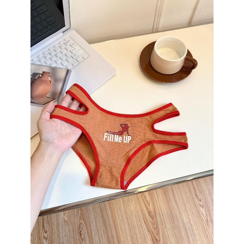 Damskie bawełniane majtki sportowe z podwójnym rozcięciem na wiosnę i jesień, z bawełnianym klinem