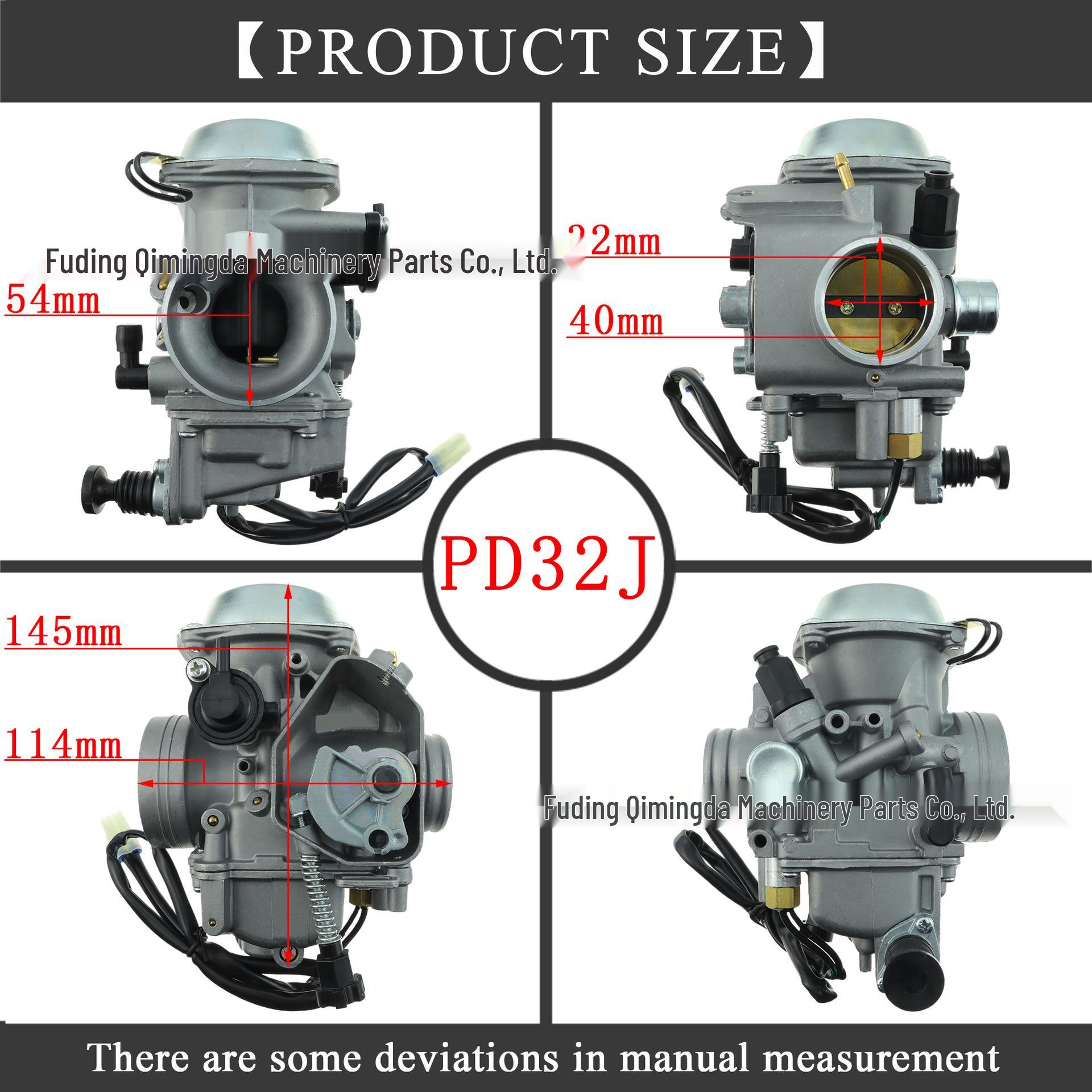 

ATV Carburetor PD32J-6 with Electric Heating for TRX300, TRX350, TRX400, TRX450