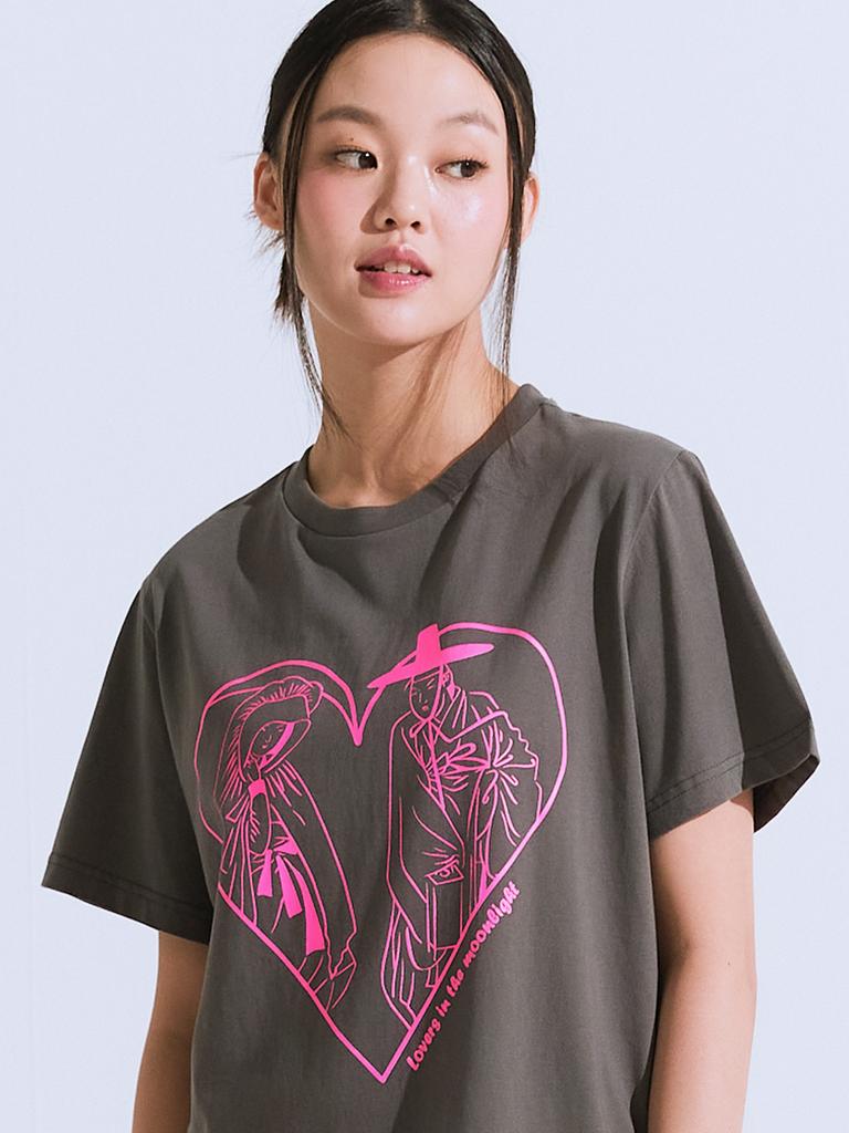 YUGADANG Moonlight Lovers T-Shirt_Gray