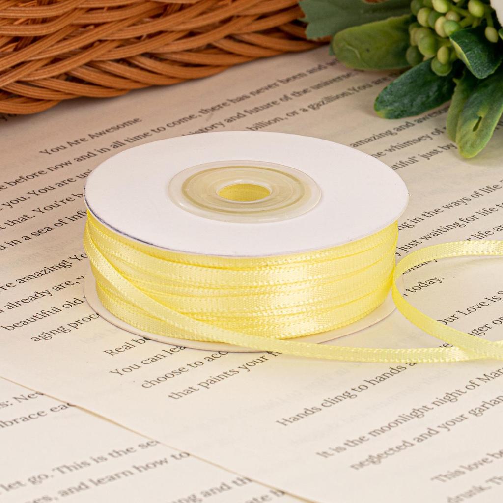 0,3 cm-es kétoldalas poliészter szalag ajándékcsomagoláshoz és hajdíszekhez