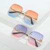 Frameless Sunglasses, Personalized Hollow Glasses, Street Sunglasses For Women