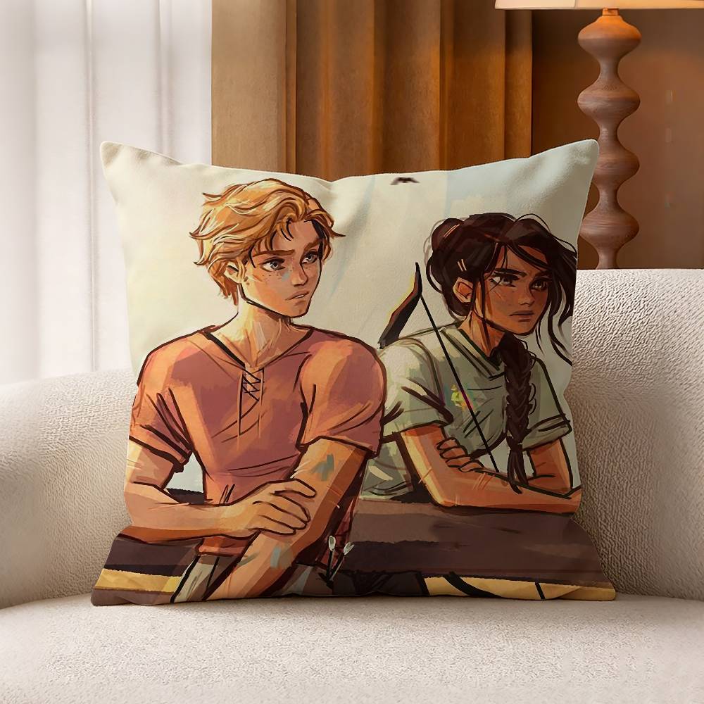 The HHunger GGames Pillow Case Pattern Printed Pillowcase For Living Room Sofa Cushion Cover