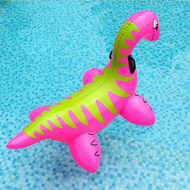 Nadmuchiwana Zabawka Wodna Dinozaur do Pływania dla Dzieci Grube PCV Pływająca Tratwa Zabawka dla Małych Pływaków
