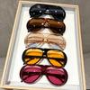 BMW 5 Pairs of Oversized Aviator Sunglasses for Women - Premium Set, Y2k Fashion, Uv Protection