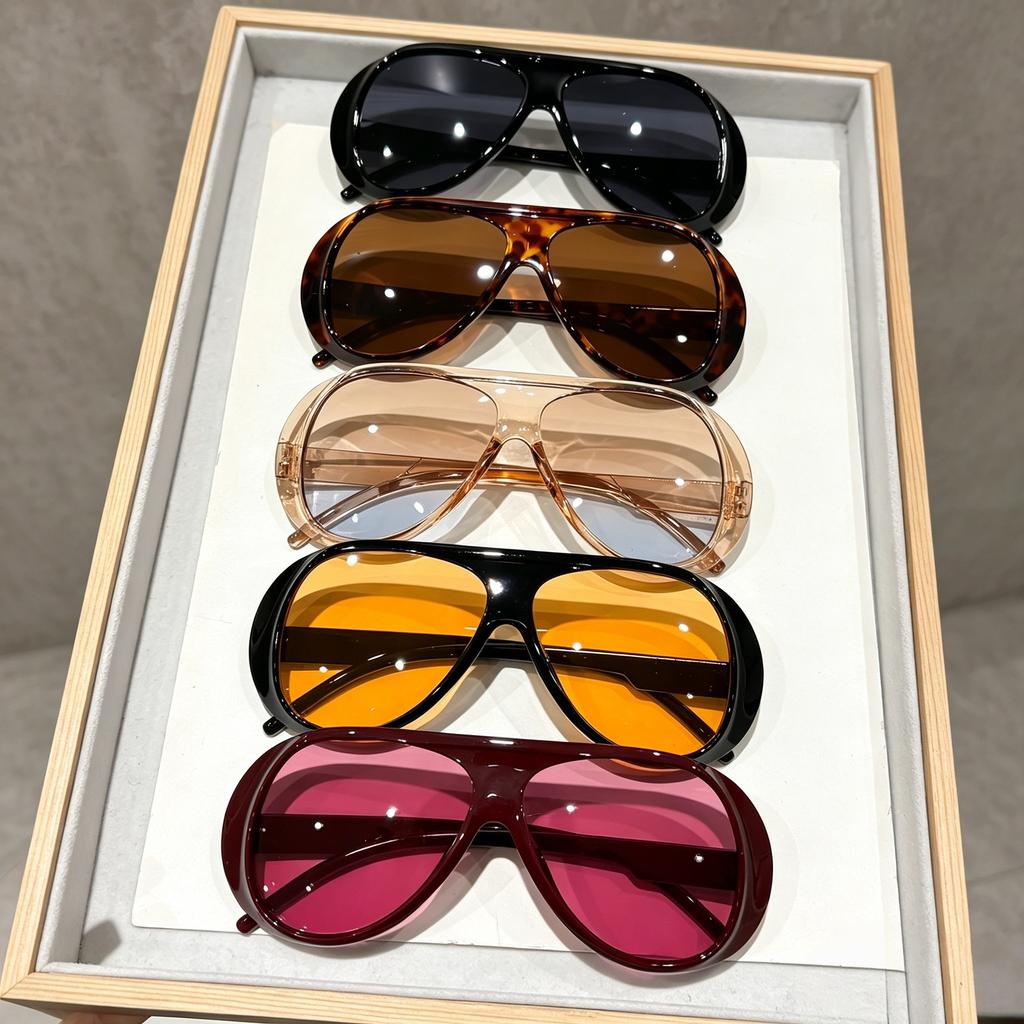 BMW 5 Pairs of Oversized Aviator Sunglasses for Women - Premium Set, Y2k Fashion, Uv Protection